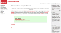 Desktop Screenshot of cosc.brocku.ca