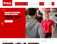 Tablet Screenshot of brocku.ca